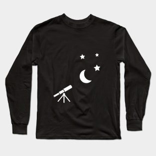 Stargazer White Long Sleeve T-Shirt